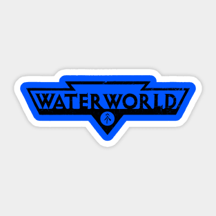 Waterworld (Black) Sticker